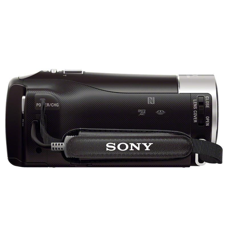 索尼（SONY）HDR-PJ410 摄像机 2.7英寸显示屏 229万像素 自动/手动对焦 30倍光学变焦 无内置存储 160分钟续航时间 一年保修 黑色 通用摄像机