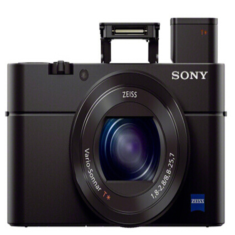 索尼（SONY）DSC-RX100 M3 数码相机 1英寸CMOS影像传感器 约2010万有效像素 3.0英寸显示屏 无机身存储 一年保修 黑色