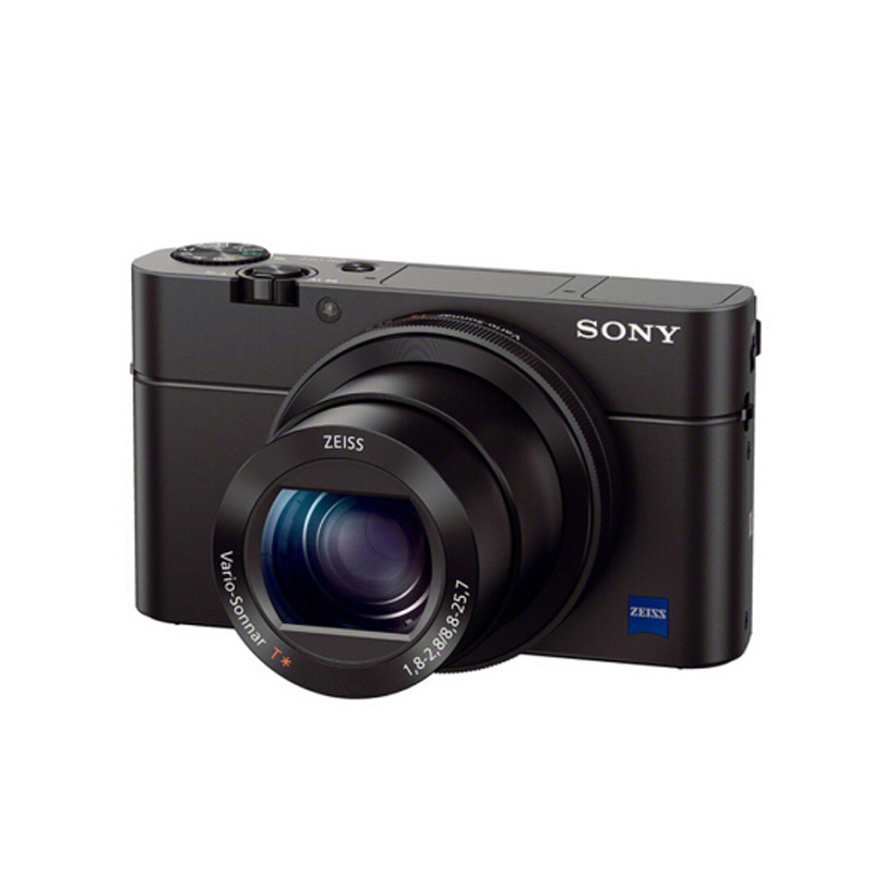 索尼（SONY）DSC-RX100 M3 数码相机 1英寸CMOS影像传感器 约2010万有效像素 3.0英寸显示屏 无机身存储 一年保修 黑色