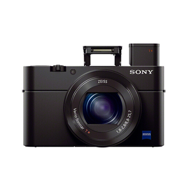 索尼（SONY）DSC-RX100 M3 数码相机 1英寸CMOS影像传感器 约2010万有效像素 3.0英寸显示屏 无机身存储 一年保修 黑色