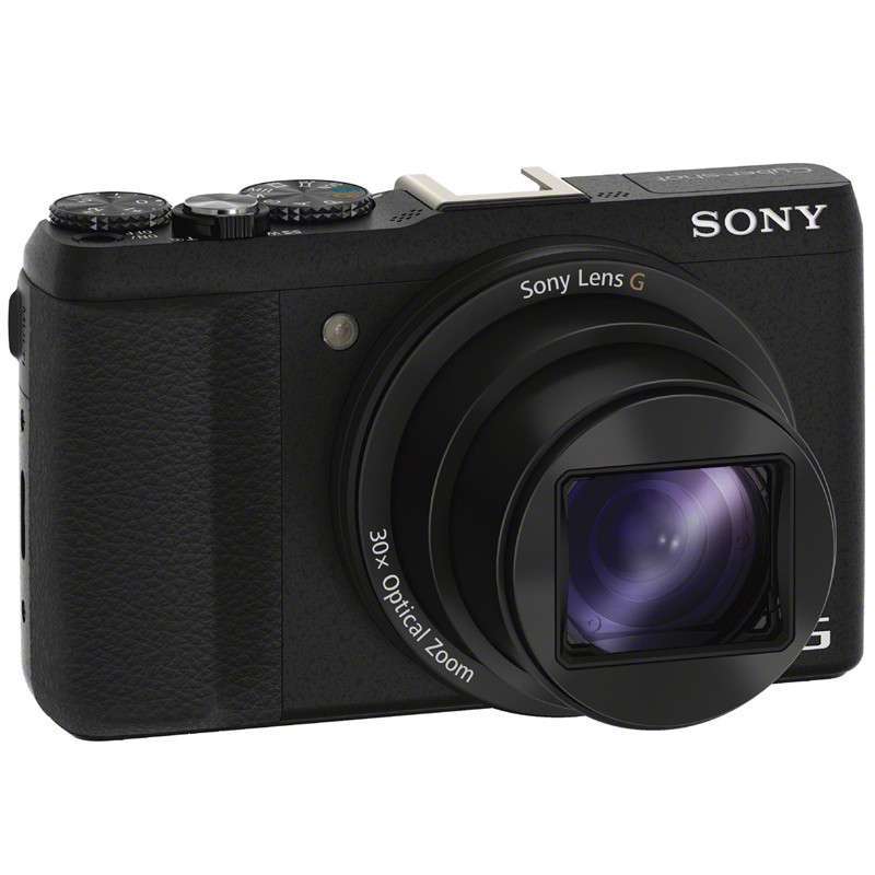 索尼（SONY）DSC-HX60 数码相机 1/2.3英寸CMOS传感器 2040万像素 3英寸显示屏 30倍光学变焦 无内置存储 F3.5-F6.3光圈镜头 一年保修 黑色
