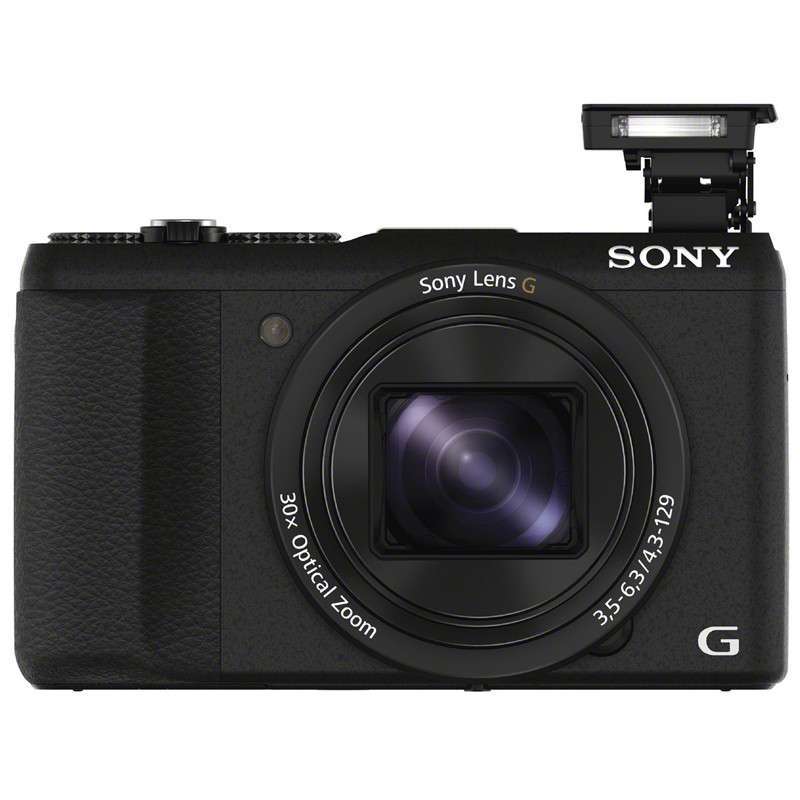 索尼（SONY）DSC-HX60 数码相机 1/2.3英寸CMOS传感器 2040万像素 3英寸显示屏 30倍光学变焦 无内置存储 F3.5-F6.3光圈镜头 一年保修 黑色