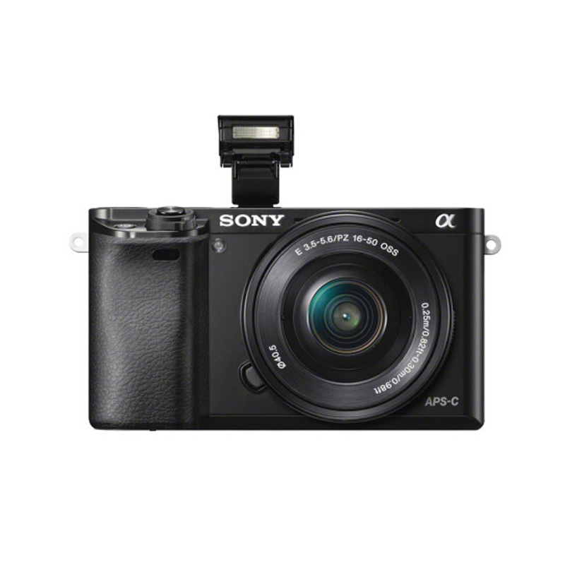 索尼（SONY）ILCE-6000L APS-C微单数码相机标准套装 CMOS传感器 APS-C画幅23.5x15.6mm 约2430万有效像素 3.0英寸液晶屏 无内置存储 E PZ 16-50mm F3.5-5.6 OSS镜头 一年保修