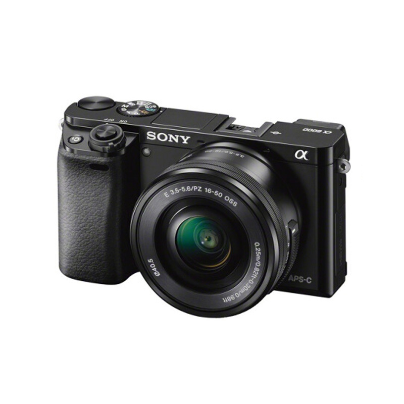 索尼（SONY）ILCE-6000L APS-C微单数码相机标准套装 CMOS传感器 APS-C画幅23.5x15.6mm 约2430万有效像素 3.0英寸液晶屏 无内置存储 E PZ 16-50mm F3.5-5.6 OSS镜头 一年保修
