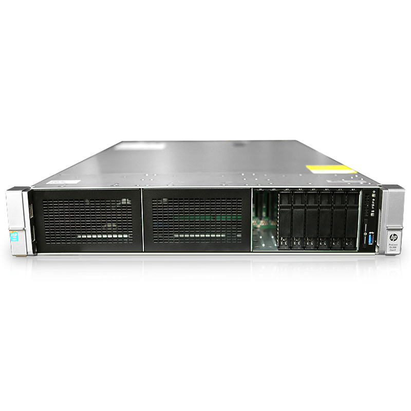 惠普(HP) 服务器 HP DL388 Gen9 E5-2620v4/4*16G-DDR4/P440ar/5*2.4T SAS硬盘/500W铂金/4*1GB网卡/标配导轨/三年保修 黑色
