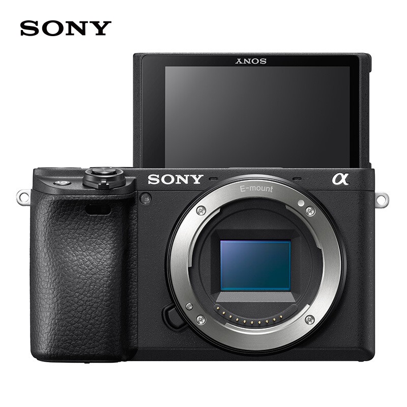 索尼(SONY) 微单数码相机 ILCE-6400  单机身 约2420万像素 CMOS传感器 3英寸液晶屏 无内置存储 一年保修 黑色