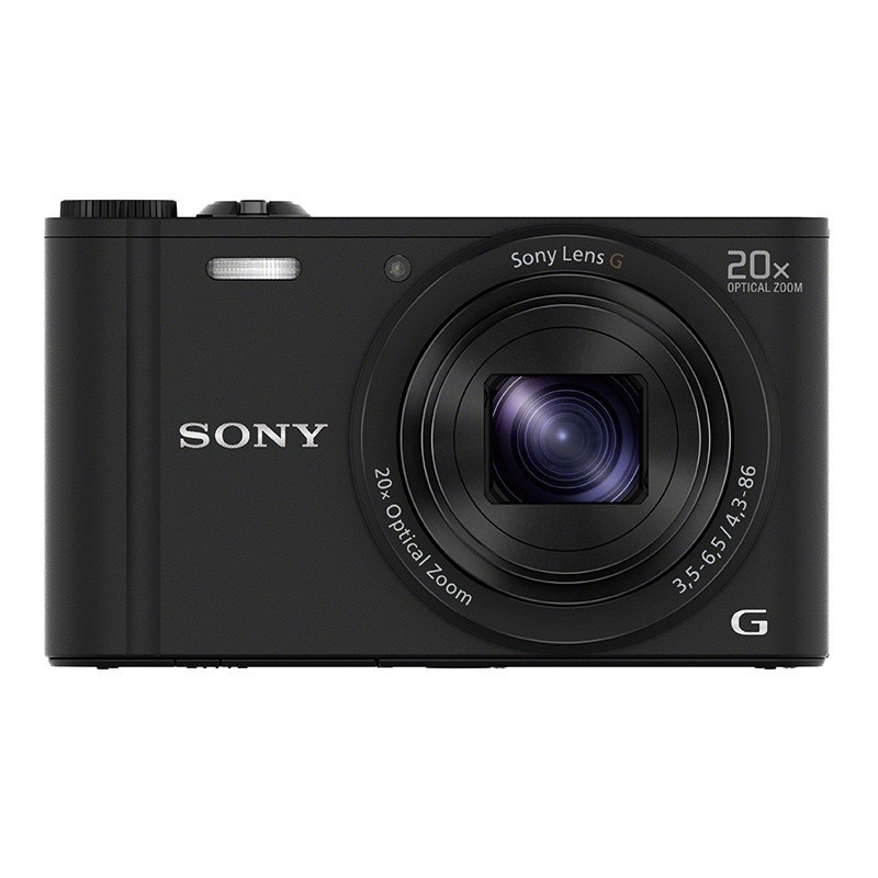 索尼（SONY） DSC-WX350 便携数码相机/照相机 黑色（约1820万有效像素 20倍光学变焦 Wi-Fi遥控）