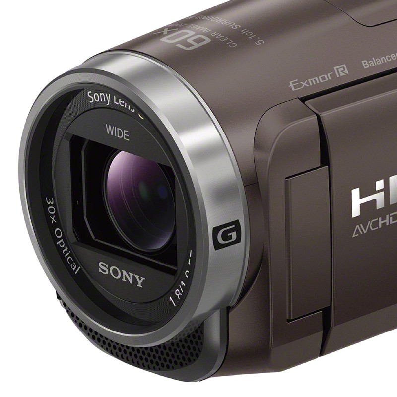 索尼（SONY）HDR-CX680 摄像机 3英寸显示屏 251万像素 自动/手动对焦 30倍光学变焦 64G内置存储 160分钟续航时间 一年保修 棕色