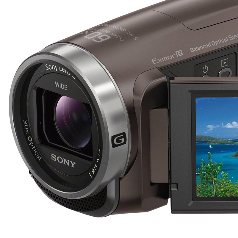 索尼（SONY）HDR-CX680 摄像机 3英寸显示屏 251万像素 自动/手动对焦 30倍光学变焦 64G内置存储 160分钟续航时间 一年保修 棕色