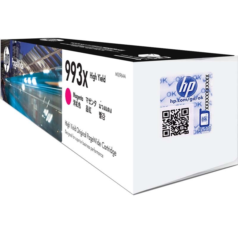 惠普（HP） 993X（M0J96AA大容量）品红色墨盒 适用于 750dn/dw 772dn/dw 772zt 777hc 打印量16000页