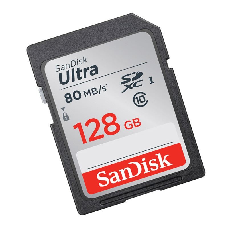 闪迪（SanDisk）相机内存卡（128G）（80M/S SD卡）